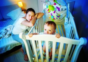 babies don't learn to self settle on their own in their cots